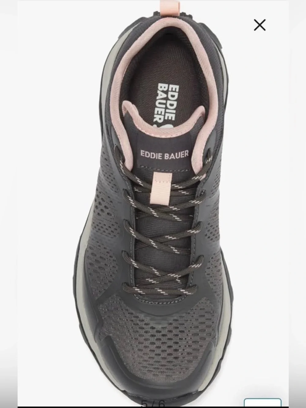 NIB Eddie Bauer Women's Gray and Pink Trail Shoe